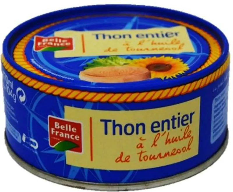 Whole Tuna In Sunflower Oil – 160G (#117114) 1