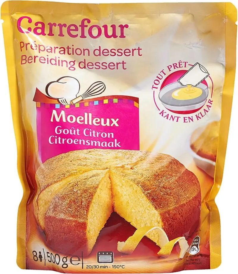 Zesty Lemon Fondant Cake Mix – 500 G 1