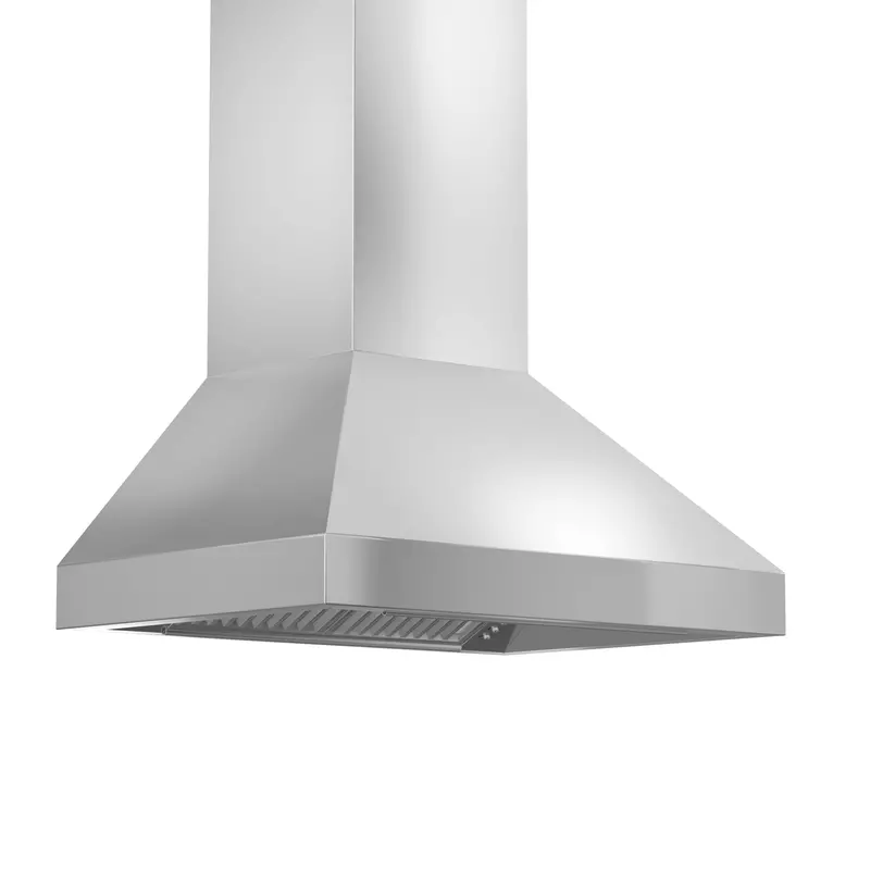 Zline 36-Inch Professional Stainless Steel Convertible Vent Range Hood – Wall Mount, Adjustable Installation (Model 597) 1
