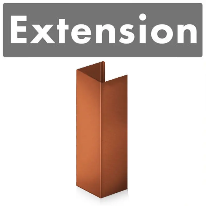 Zline 61-Inch Extended Chimney With Decorative Crown Kit (8Kbc-E) 1