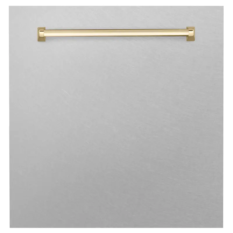 Zline Autograph Edition 24" Monument Dishwasher Panel – Durasnow Stainless Steel Surface (Dpmtz-Sn-24) 1