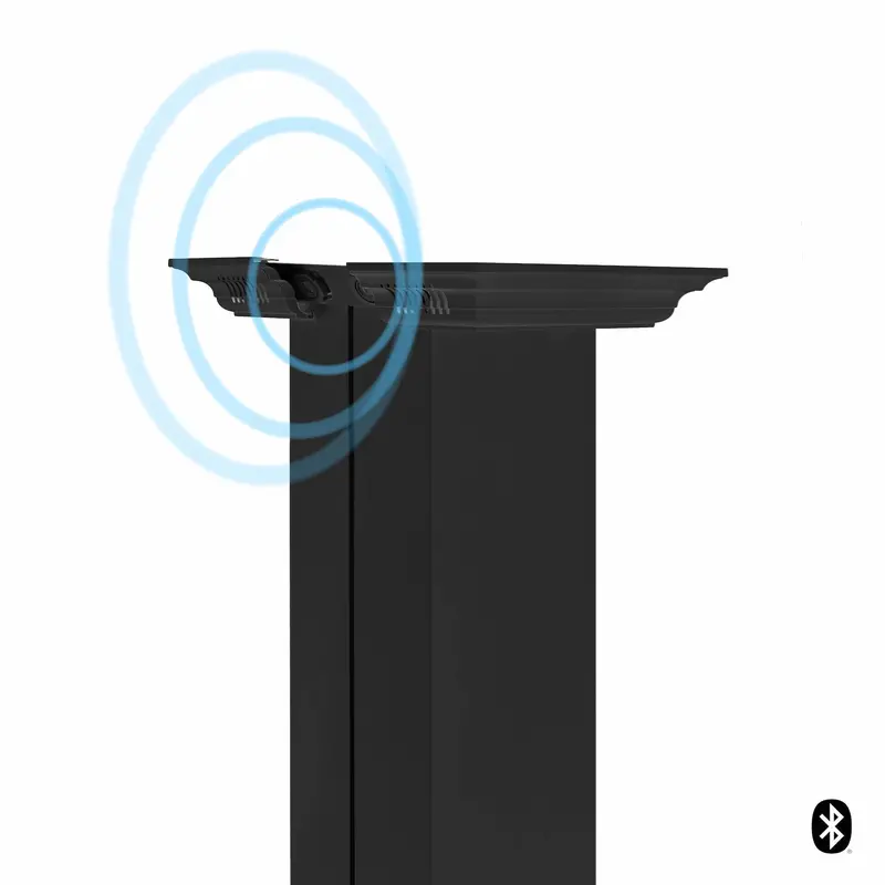 Zline Black Stainless Steel Crown Molding Featuring Built-In Bluetooth Audio 1