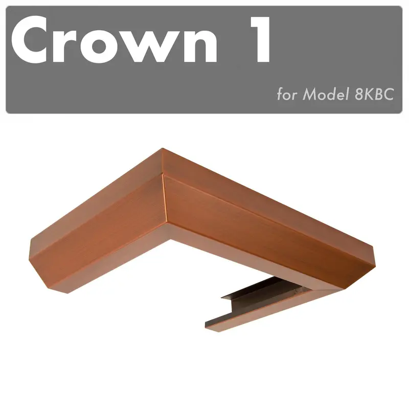 Zline Crown Molding #1 For Designer Wall-Mount Range Hoods – Model Cm1-8Kbc 1