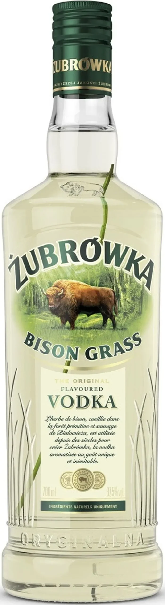 Żubrówka Bison Grass Vodka | Natural Herb Infusion | 37.5% Abv | 70Cl 1